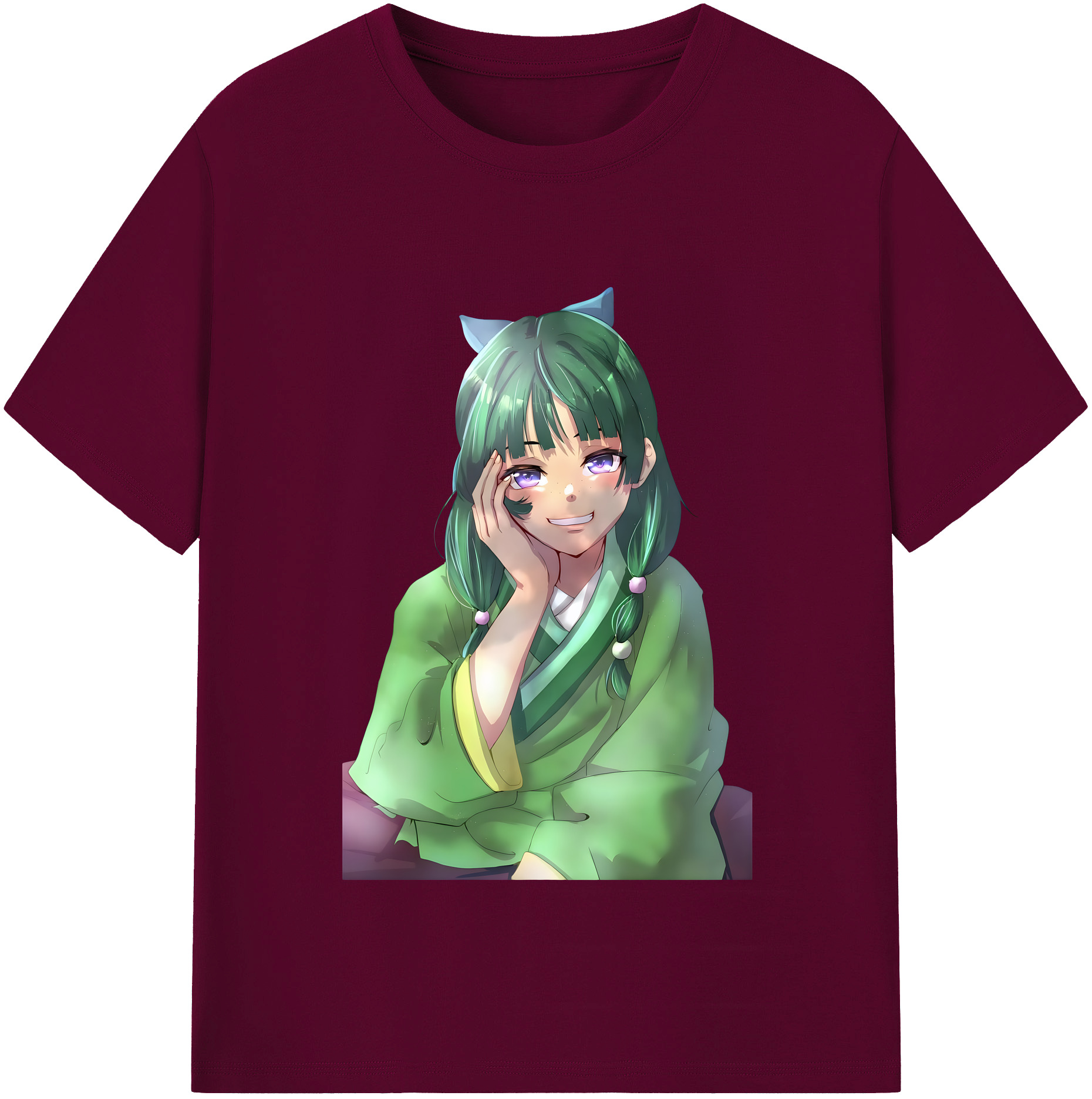 （画像用） 薬屋のひとりごと The Apothecary Diaries レディースカジュアルプリントTシャツ（綿100％）